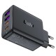 Acefast Универсално зарядно за стена Charger Wall GaN PD45W - A61 - USB-C x 2, USB-A x 2, Black, ACEFAST-A61-BK