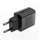 Acefast Универсално зарядно за стена Charger Wall GaN Quick Charge 18W - A90 - USB-A x 1, Black, ACEFAST-A90-BK