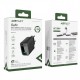 Acefast Универсално зарядно за стена Charger Wall GaN Quick Charge 18W - A90 - USB-A x 1, Black, ACEFAST-A90-BK