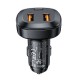 Acefast зарядно за кола Fast Charger Car PD3.0 66W - B9 - USB-C x 1, USB-A x 2, Black, ACEFAST-B9-BK