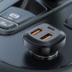 Acefast зарядно за кола Fast Charger Car PD3.0 66W - B9 - USB-C x 1, USB-A x 2, Black, ACEFAST-B9-BK