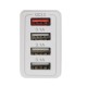 Makki бързо зарядно Fast Charger - QC3.0+3xUSB 30W White - MAKKI-QC48W4, MAKKI-QC48W4