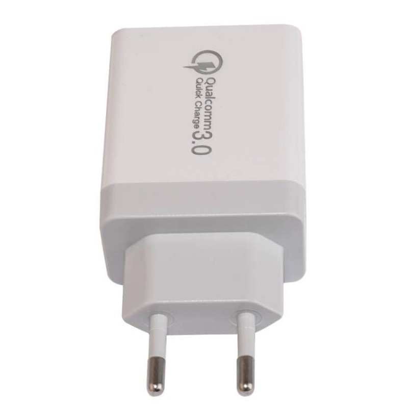 Makki бързо зарядно Fast Charger - QC3.0+3xUSB 30W White - MAKKI-QC48W4, MAKKI-QC48W4