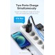Vention бързо зарядно Fast Charger 2 x QC3.0 18W Black - FBAB0, FBAB0-EU