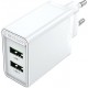 Vention бързо зарядно Fast Charger 2 x QC3.0 18W White - FBAW0, FBAW0-EU