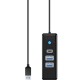 Orico хъб HUB USB3.0 3 port - 2 x USB3.0, 1 x Type C, Black - PWC2U-U3-015-BK, PWC2U-U3-015-BK-EP