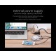 Orico хъб USB2.0 HUB 4 port - USB/Micro USB input, Black - W5P-U2-030-BK-EP, W5P-U2-030-BK-EP-HW