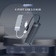 Orico хъб USB2.0 HUB 4 port White - FL02-WH, FL02-WH-BP