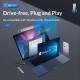 Orico хъб USB3.0/2.0 HUB 3 port + card reader, Aluminum - AH-A12F-GY, AH-A12F-GY-BP