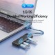 Orico хъб USB3.0 HUB 4 port Black - PAPW4A-U3-015-BK, PAPW4A-U3-015-BK-EP