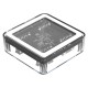 Orico хъб USB3.0 HUB 4 port transparent, 1m cable - MH4U-U3-03-CR, MH4U-U3-10-CR