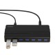 Orico хъб USB3.0 HUB 7 port with Premium Power Adapter, Black - H7928-U3-V1-BK, H7928-U3-V1-BK