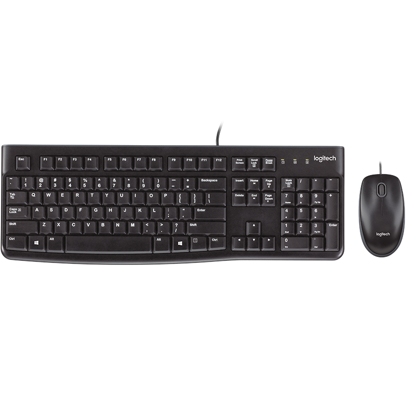LOGITECH MK120 DESKTOP BLCK US, MK120 DESKTOP BLACK US / 920-002562