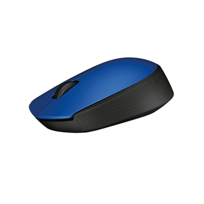 LOGITECH M171 WL BK/BLUE, M171 WL MOUSE BLACK/BLUE / 910-004640