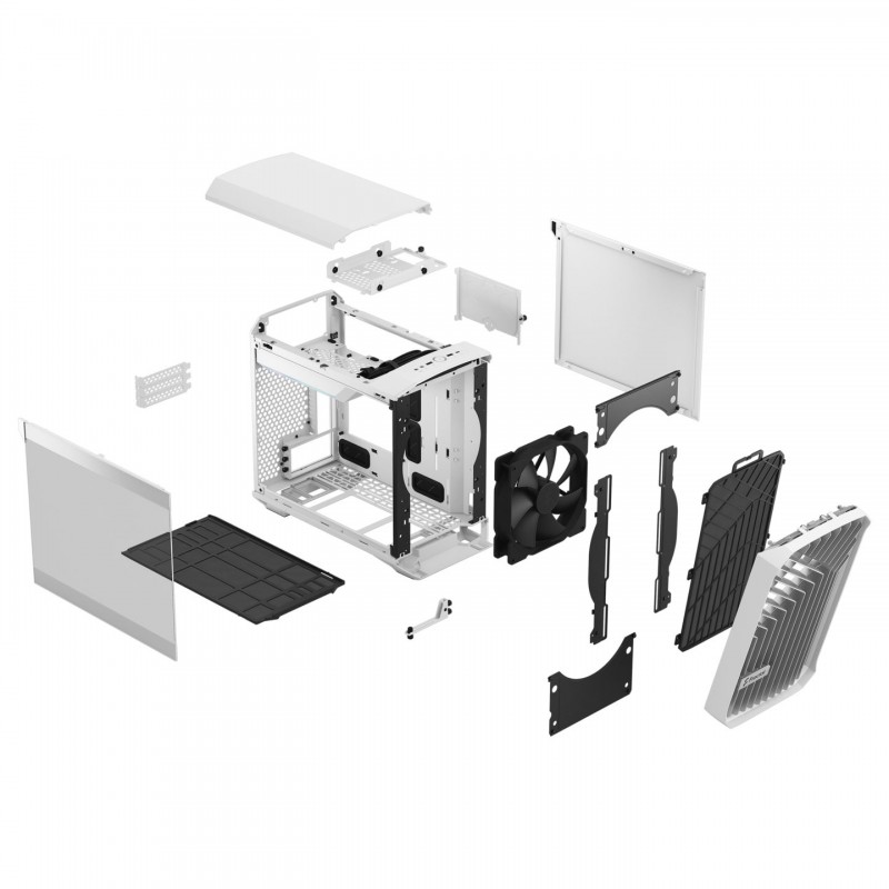 FD TORRENT NANO WHITE TG CLEAR, FD-C-TOR1N-03 / FD-C-TOR1N-03