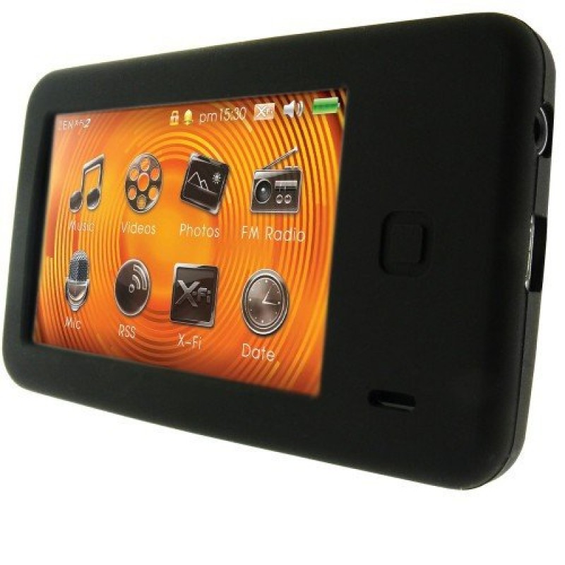 CREATIVE ZEN VISI SILICON SKIN-FG,ZEN V SILICON SKIN BK/WH/BU/GR/OR 5-IN-1 CLE / 70PF192000099