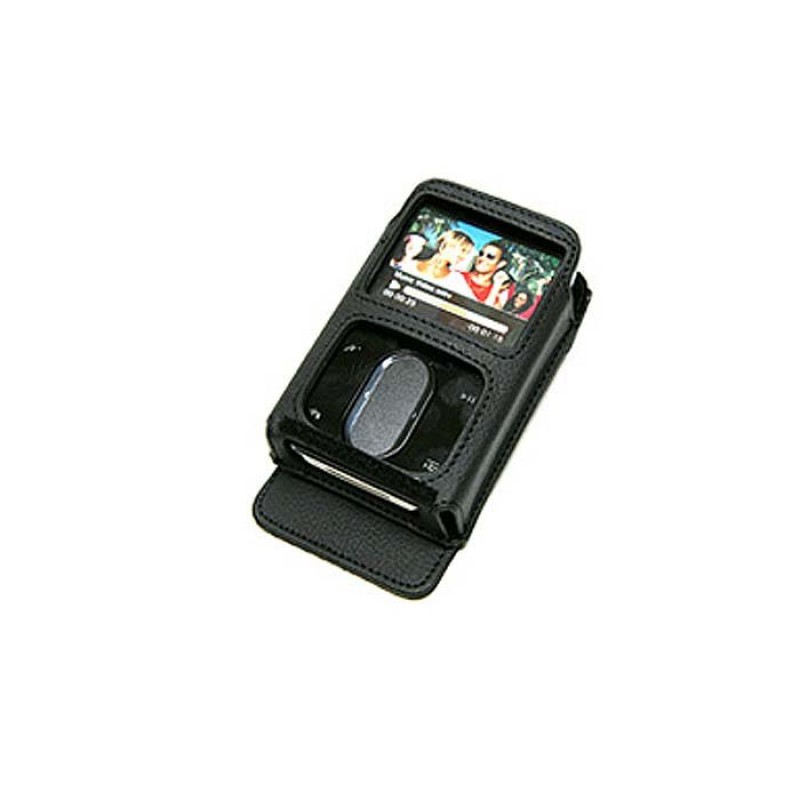 CREATIVE VISION LEATHER POUCH-FG,ZEN VISION:M LEATHER POUCH CLE BK / 70PF169000030