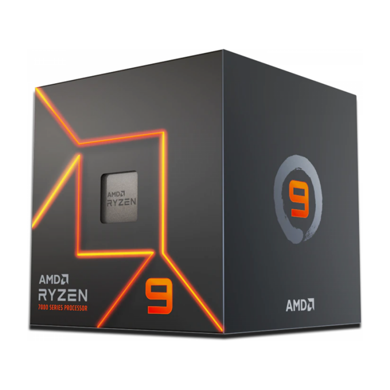 AMD RYZEN 9 7900 BOX, RYZEN 9 7900 BOX / 100100000590BOX