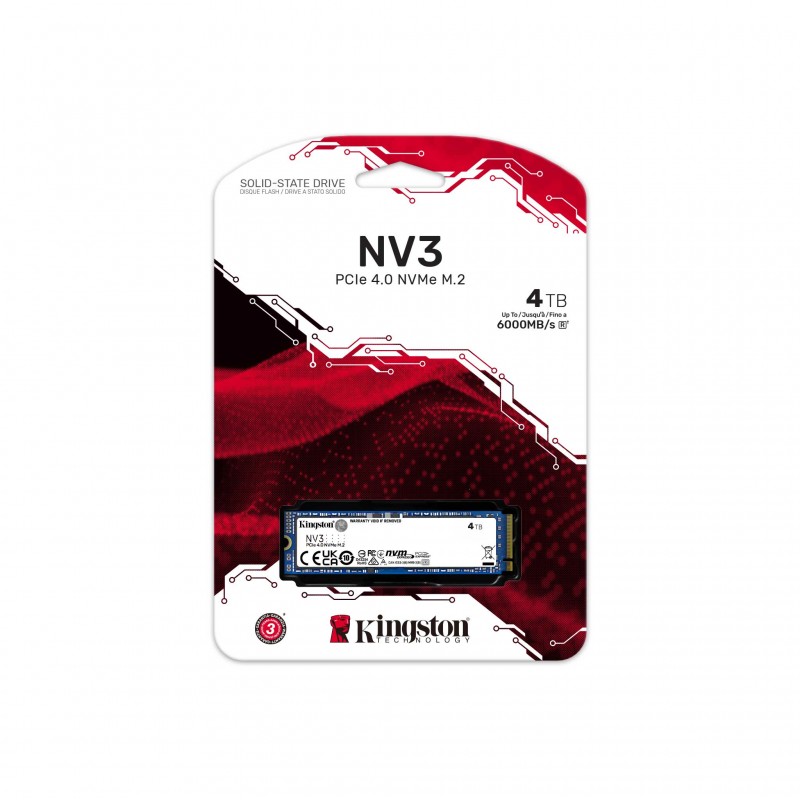 KINGSTON SNV3S/4000G M2 PCIE, SNV3S