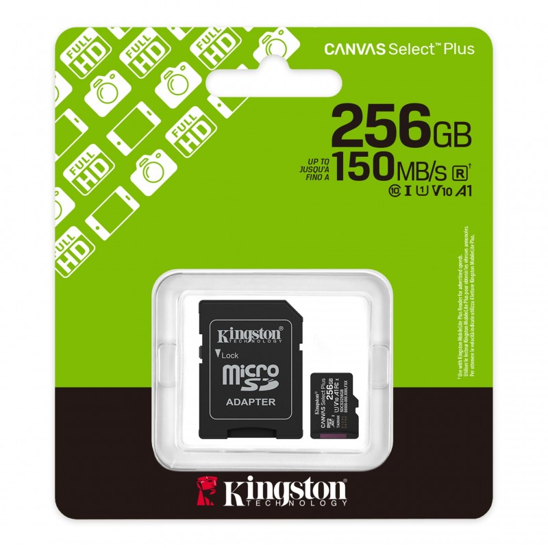 256G SDMIC KINGS CANVAS SEL+A1, SDCS3/256GB / SDCS3/256GB