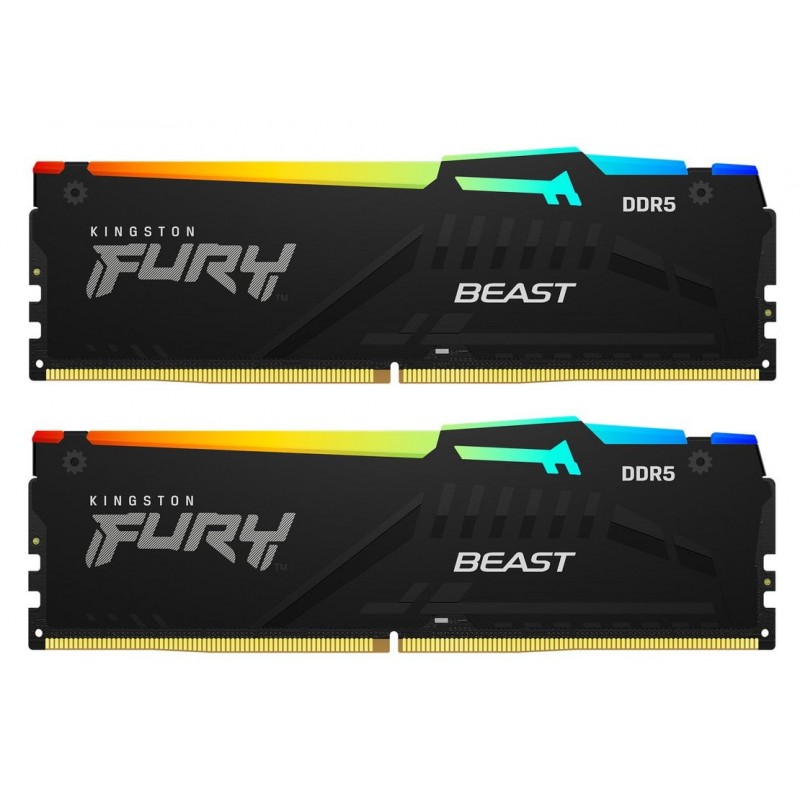 2X32G D5 6000 EXP BEAS BLK RGB, KF560C30BBEAK2-64 / KF560C30BBEAK2-64