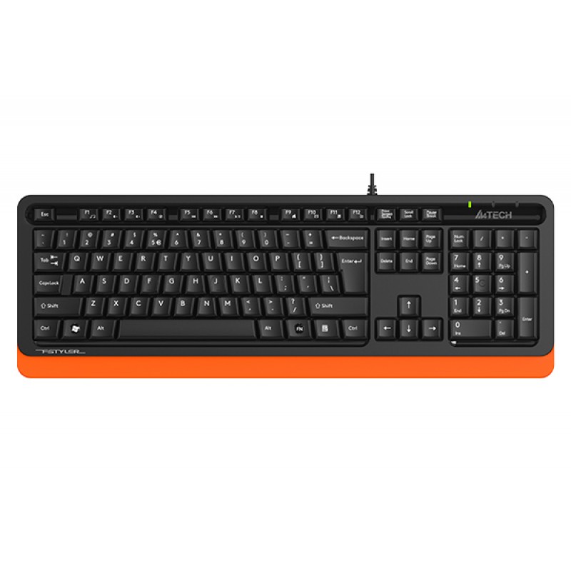 A4 FKS10 MULTM KEYB ORANGE, FKS10 FSTYLER NATURAL MULTMEDIA KEYBOARD ORANGE US / FKS10 ORANGE