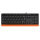 A4 FKS10 MULTM KEYB ORANGE, FKS10 FSTYLER NATURAL MULTMEDIA KEYBOARD ORANGE US / FKS10 ORANGE