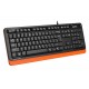 A4 FKS10 MULTM KEYB ORANGE, FKS10 FSTYLER NATURAL MULTMEDIA KEYBOARD ORANGE US / FKS10 ORANGE