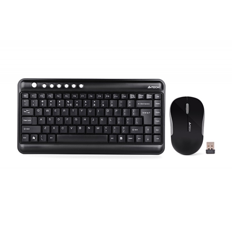 A4 3330N V-TRACK WL COMBO BLK, 3330N V-TRACK WL USB COMBO SET BLACK GK-3 + G3-330 / 3330N