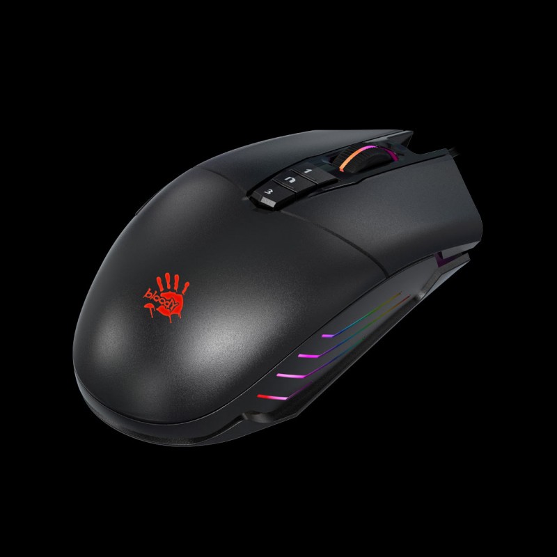 A4 P91 PRO BLOODY RGB BLACK, P91 PRO BLOODY RGB GAMING USB 1600 CPI BLACK / P91 PRO BLACK