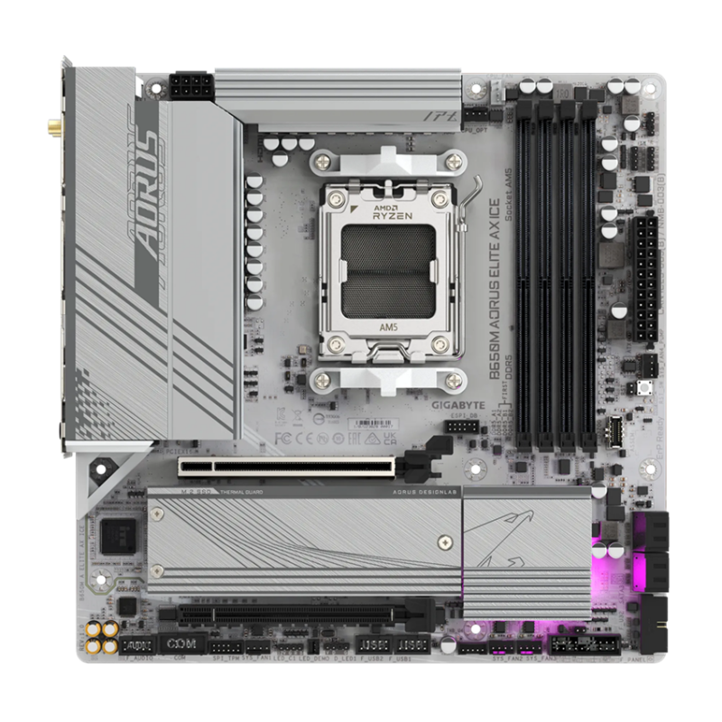GB B650M A ELITE AX ICE /AM5