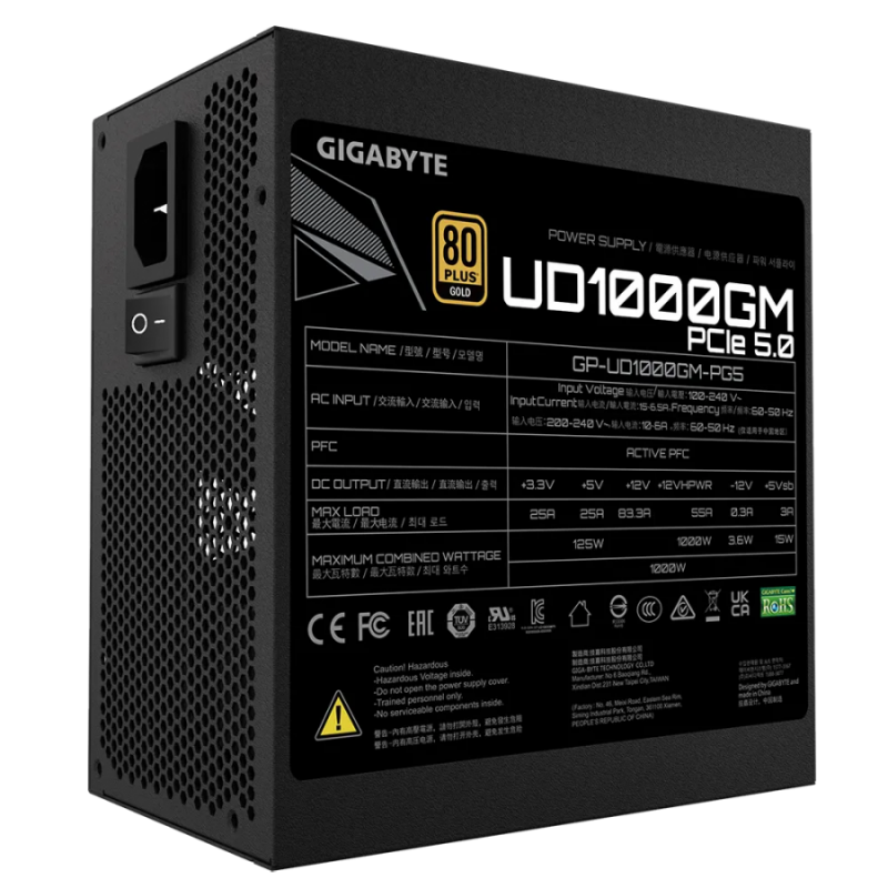 PSU GB GP-UD1000GM PG5, 4719331553234 / GP-UD1000GM PG5