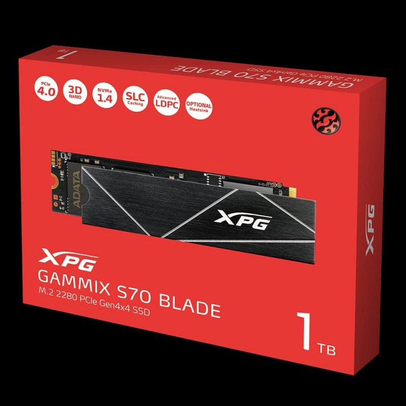 ADATA 1T S70 BLADE M2 2280 PCI, 4711085933065