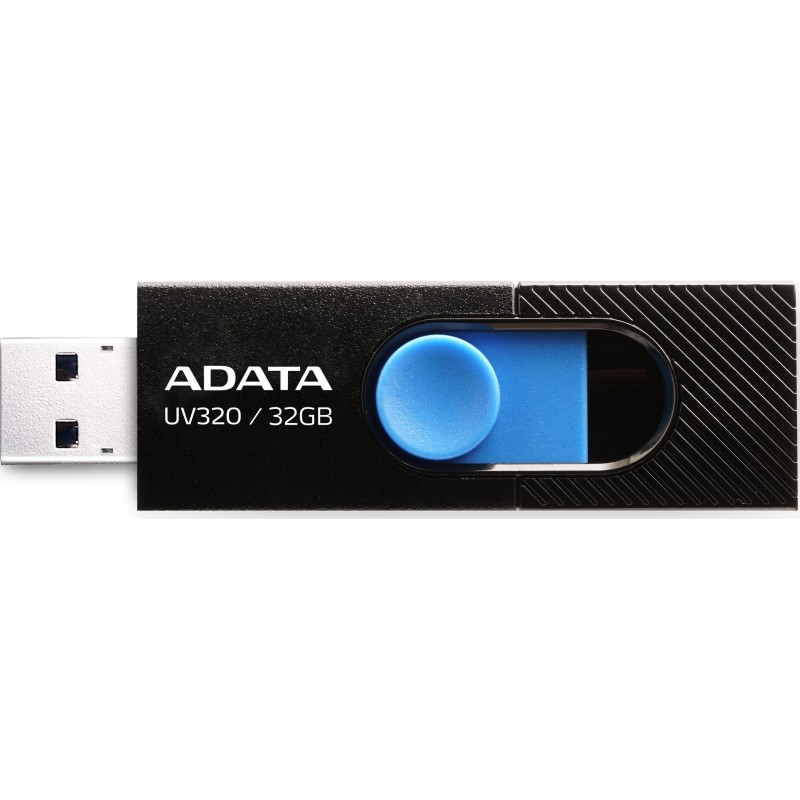 32GB USB UV320 ADATA BLACK, 4713218462800 / AUV320-32G-RBKBL
