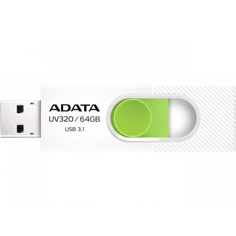 64GB USB UV320 ADATA WHITE, 4713218462831 / AUV320-64G-RWHGN
