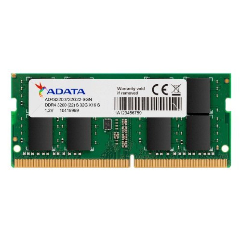 32GB DDR4 3200 ADATA SODIMM, AD4S320032G22-BGN / AD4S320032G22-SGN
