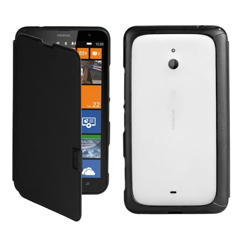 NOKIA 520 FLIP COVER BLACK-520FB / MOZO NOKIA 520 FLIP COVER BLAC