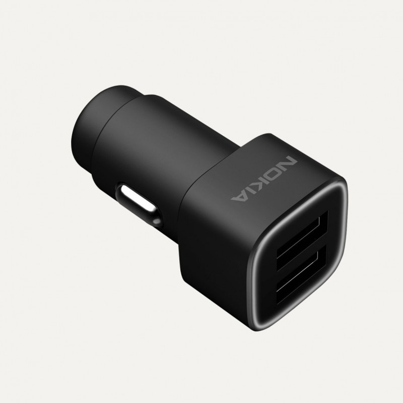 NOKIA MOBILE CHARGER 2XUSB-DC-301 NOKIA MOBILE CHARGER 2 x USB 2.4A + 1A / MO-NO-L201