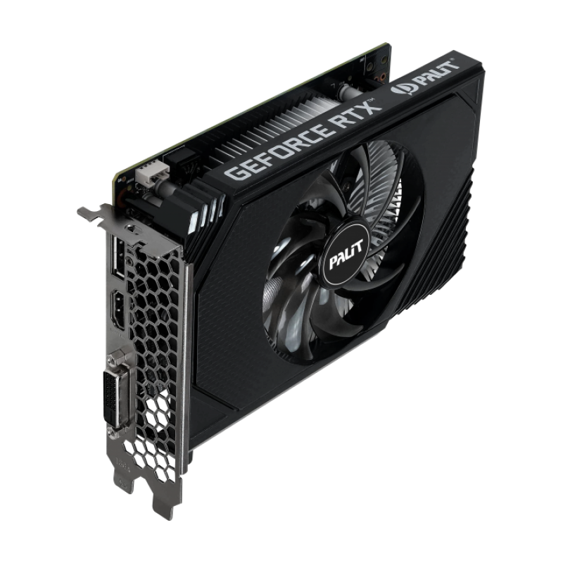 Видео Карта PALIT GeForce RTX 3050 StormX 6GB GDDR6 96-bit, RTX3050 STORMX 6GB GDDR6 / NE63050018JE-1070F