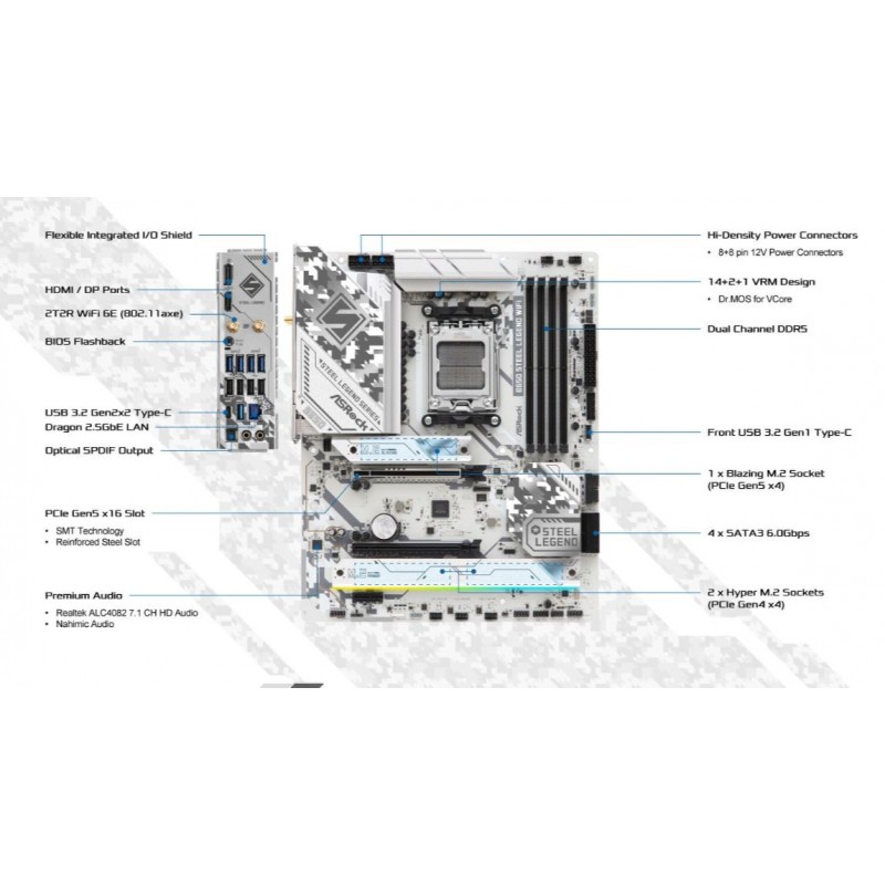 ASROCK B650 STEEL LEGEND WIFI, B650 STEEL LEGEND WIFI / B650 STEEL LEGEND WIFI