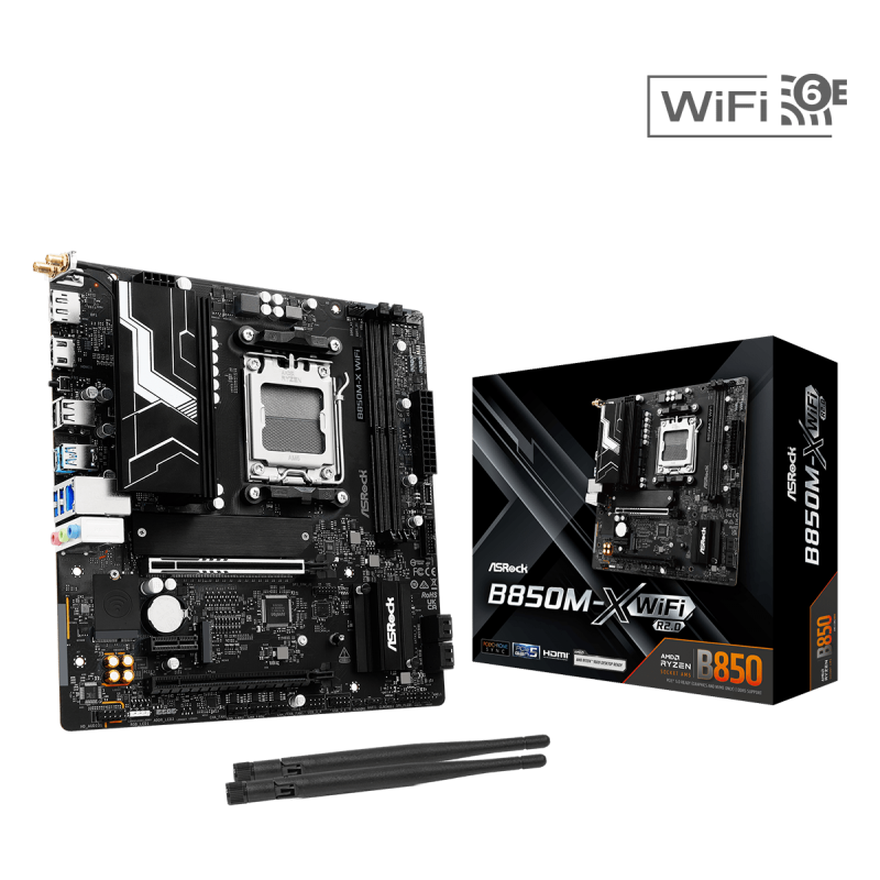 ASROCK B850M-X WIFI R2.0 /AM5, B850M-X WIFI R2.0  / B850M-X WIFI R2.0