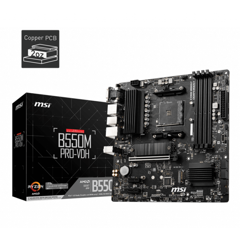 MSI B550M PRO-VDH /AM4-B550M PRO-VDH / 911-7C95-028
