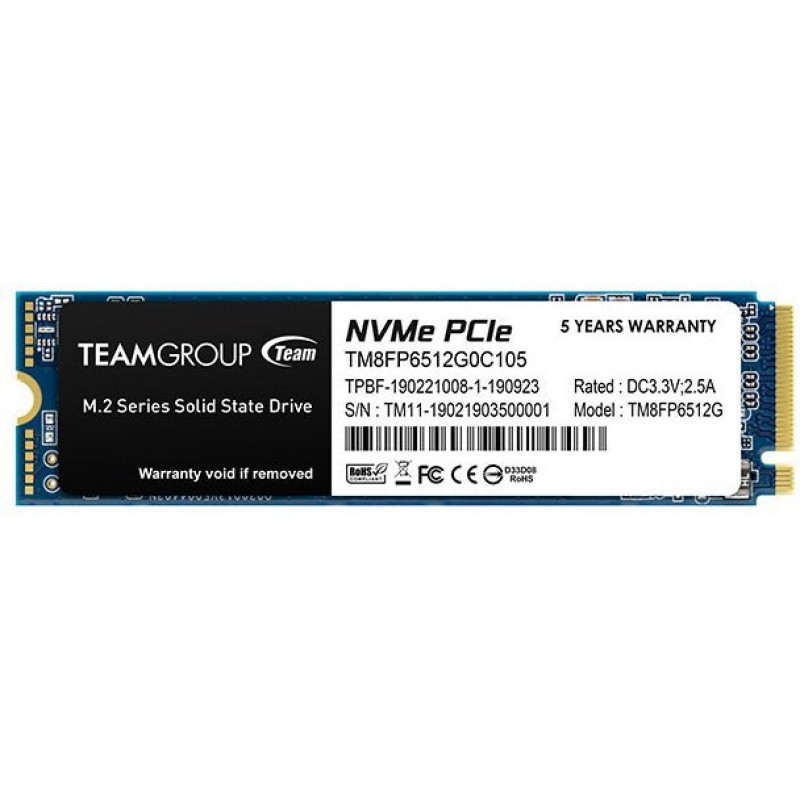 TEAM SSD MP33 512G M2 PCI-E-KM8FP6FG000-010100