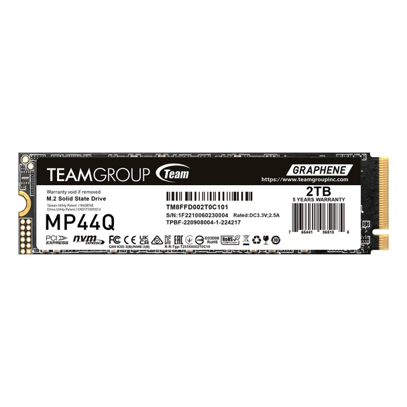 TEAM SSD MP44Q 2TB M2 PCI-E, TM8FFD002T0C01