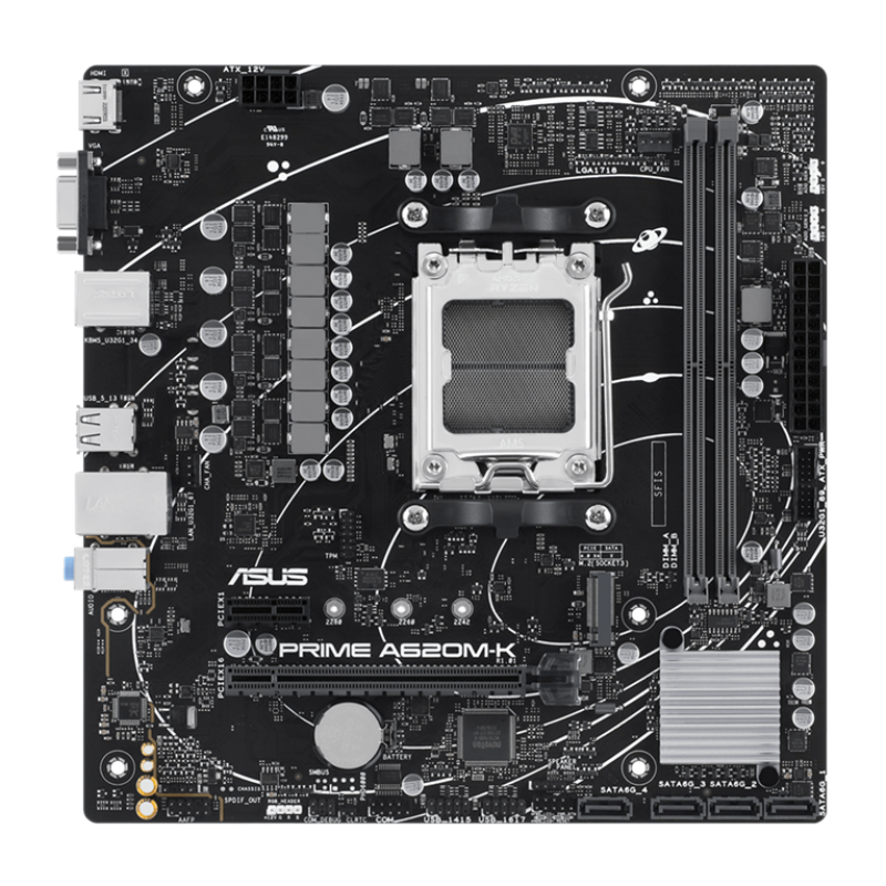 ASUS PRIME A620M-K, 4711387242087 / 90MB1F40-M0EAY0