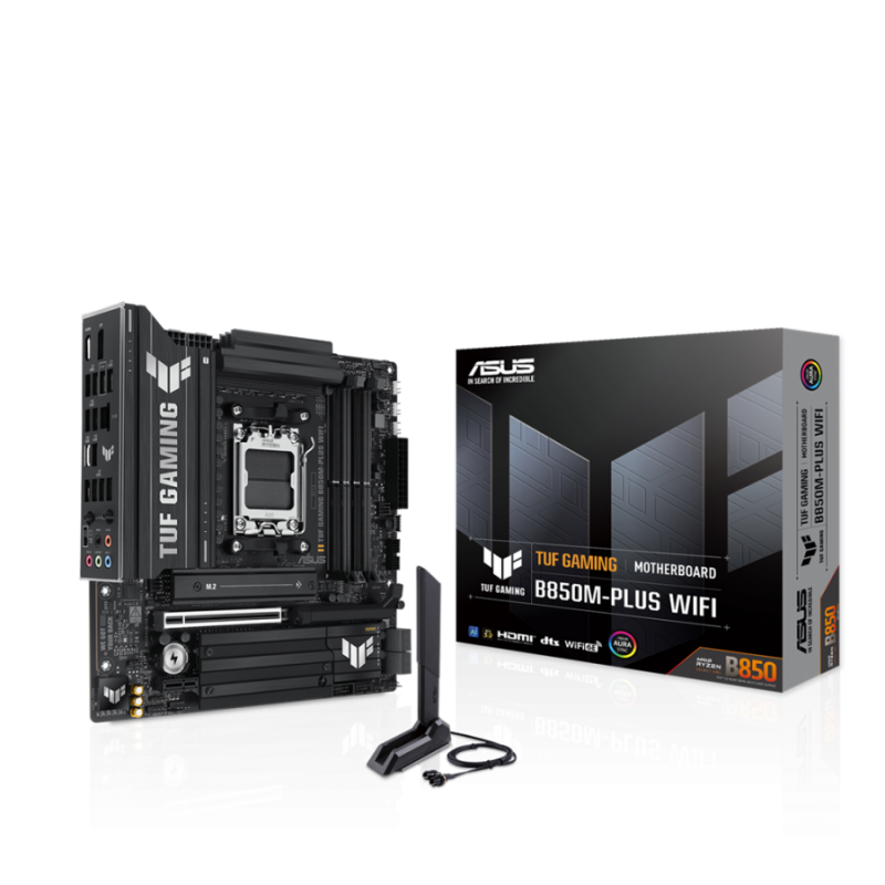 ASUS TUF GAMIN B850M-PLUS WIFI, 4711387764916 / 90MB1IY0-M0EAY0