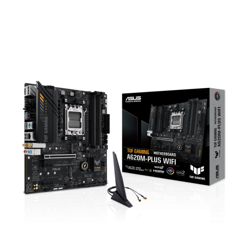 ASUS TUF GAMING A620M-PLUS WIF, 4711387164266 / 90MB1F00-M0EAY0