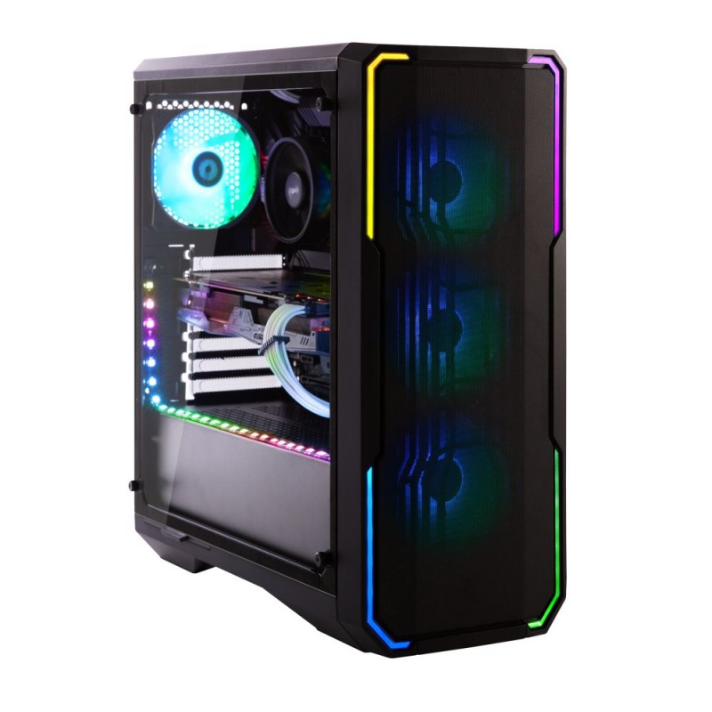BITFENIX ENSO MESH 4ARGB BLK, BFC-ESM-150-KKWGK-4A / BFC-ESM-150-KKWGK-4A