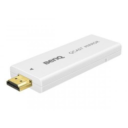 BenQ Qcast QP20, Mirror Projector HDMI Wireless Dongle, for iOS, Android, Windows or Mac, up to 1080p 30fps, White