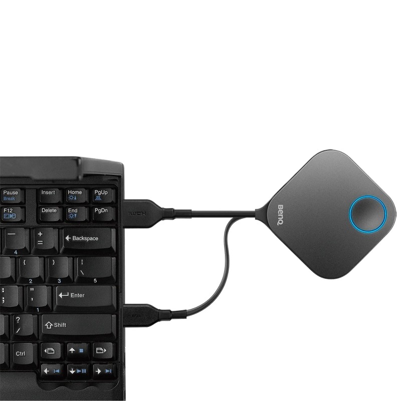 BenQ WDC10 BLACK INSTASHOW EU/UAE Presentation Device Wireless 802.11ac; Plug & Play; No Software needed; Auto Channel Selection, 5V HDMI